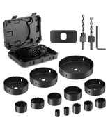 Hychika 19-Piece Hole Saw Kit With Case - 3/4&quot; To 5&quot; Hole Saw Set For Wood, - $721.52 MXN
