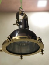 Replica Aluminium Brass Metal Pendant Cargo Hanging Retro Ship Light Lot of 2 - $365.66