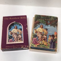 The Rainbow Bible King James Version illustrated 603 box vintage childre... - £16.71 GBP