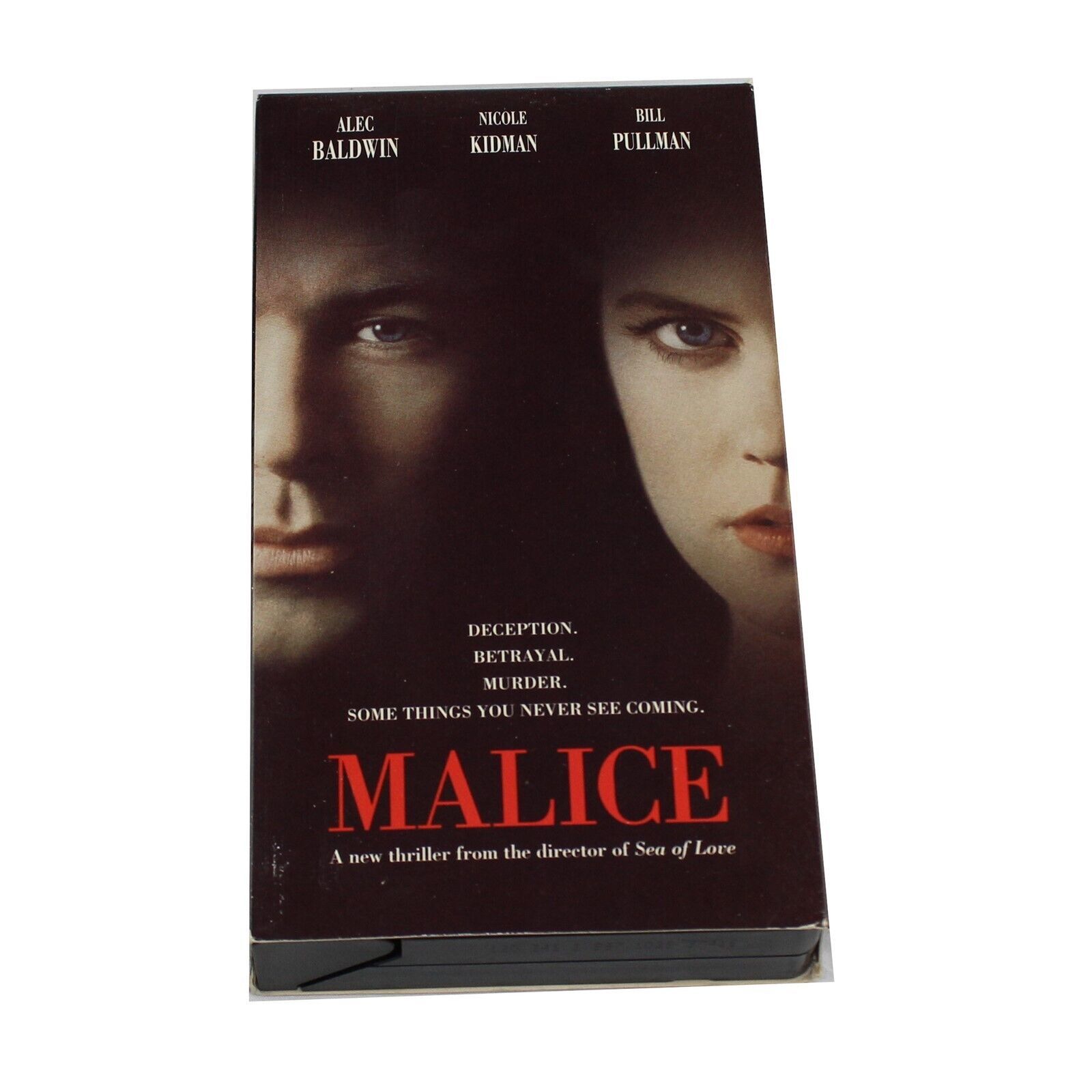 Primary image for Malice (VHS, 1994) Alec Baldwin