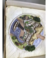 David Winter Cottages Collectors Guild Piece 3D Wall Mount Plaque Round ... - €10,19 EUR