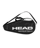 HEAD | Racquetball Deluxe Coverbag Racquet Holder | Black Carrying Bag Z... - £17.37 GBP