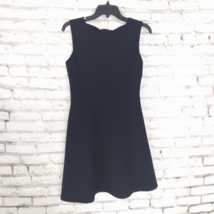 Zara Woman Dress Womens Medium Blue Sleeveless Knotted Back Cutout Mini - £23.33 GBP