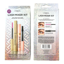 Lot of 2 LOreal  Voluminous Lash Mixer Kit Paradise Telescopic Mascara Black - $18.51