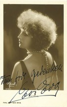 Evi Eva (c.1926) Vintage Orig German Silent Film Postcard Inscribed By Evi Eva - £99.94 GBP