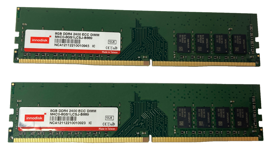 16GB 2X8GB DDR4 2400MHz PC4-19200 ECC Unbuffered Server DIMM Memory Ram NEW - $12.94