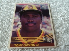1984 Donruss Tony Gwynn Padres # 324 2nd Year Gem Mint !! - £133.54 GBP