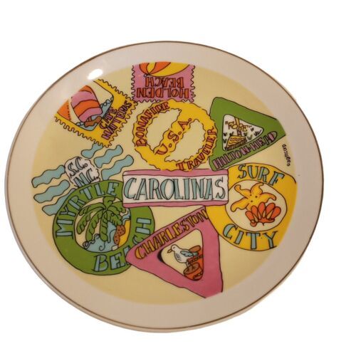 Primary image for Vtg Carolinas Souvenir Collector Plate Hilton-Head Charleston Myrtle Beach 7.25"
