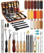 BUTUZE Leather Working Tools Practical Leather Craft Kit with Waxed Thread  - $40.35