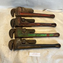 Lot of 4 Ridgid 14 inch Pipe Wrenches Adjustable Rigid USA - $24.75