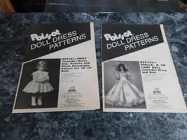 Poissot Doll Dress Patterns for 18  Inch to 20 Inch Dolls lot of 3 - $2.99