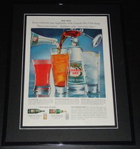 1959 Canada Dry Club Soda 11x14 Framed ORIGINAL Vintage Advertisement Po... - $49.49