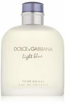DOLCE&amp;GABBANA Light Blue Pour Homme Eau de Toilette Spray, 6.7 oz. - £67.25 GBP
