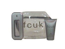 FCUK HIM 3.4 Oz EDT Spray + 4.2 Oz After Shave Gel By French Connection - £24.14 GBP