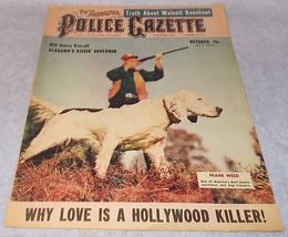National Police Gazette Tabloid Magazine October 1948 Rita Hayworth, D. Canfield - £7.95 GBP