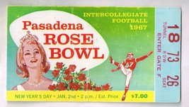 1967 Rose bowl Game Ticket stub Purdue Boilermakers USC Trojans Bob Griese - £65.54 GBP