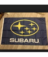 Subaru Yellow Car Flag 3X5 Ft Polyester Banner USA - £12.56 GBP