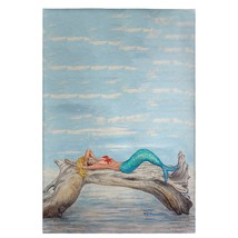 Betsy Drake Mermaid on Log Guest Towel - £27.68 GBP