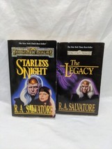 (2) Forgotten Realms Fantasy Adventure Books Starless Night And The Legacy - £24.80 GBP
