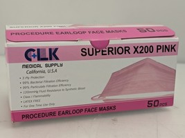 50 Pcs C+LK  X200 Medical Surgical 3-Layers Disposable Earloop Face Mask... - $183.03 MXN