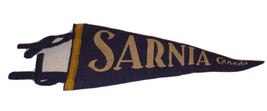 SARNIA Canada Vintage Felt Pennant 8.5-Inches long - £9.65 GBP