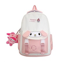 Sanrio Women Backpack Kawaii Cinnamoroll Kuromi Melody Female Travel Bag Student - £61.23 GBP