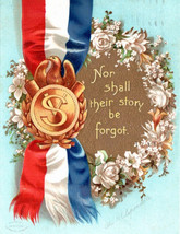 Sons Of Union Veterans Patriotic Ellen Clapsaddle Decoration Day Postcard - £7.24 GBP