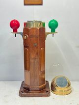 Made in Hamburg, Germany Old C. Plath Wooden &amp; Brass Nautical Binnacle C... - £2,544.68 GBP