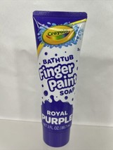 Crayons Kids Bathtub Finger Paint Soap 3 Fl Oz Tube ROYAL PURPLE. - £4.22 GBP