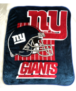Northwest New York Giants Blanket Throw Helmet Logo NFL 50&quot; X 60&quot; Made I... - $548.91 MXN