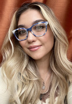 New TORY BURCH TY 8320 5216 Blue 50mm Women's Eyeglasses Frame - £80.12 GBP