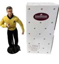 Star Trek Captain Kirk Bradford Ashton Drake Poseable 16&#39;&#39; Figure Doll - £80.70 GBP