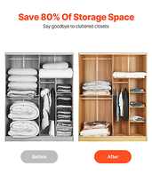 10 Pack Vacuum Storage Bags with Electric Pump, Space Saver Bags Compres... - $36.87 CAD
