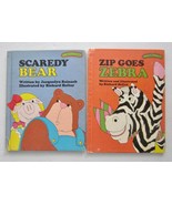 Sweet Pickles Lot ~ SCAREDY BEAR ~ Richard Hefter ~ Zip Goes ZEBRA HB Books - £10.08 GBP