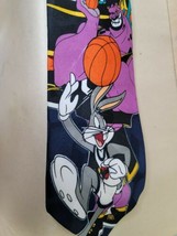 Vintage Bugs Bunny Space Jam  Tie  Warner Bros 1996     T102 - $11.88