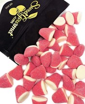 SweetGourmet Strawberry Gummy Drops | Sugar Strawberry Puffs Candy | 1 Pound - £15.96 GBP