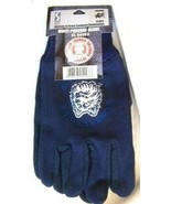 Work Gloves UConn Huskies Mens One Size Adult Blue Connecticut NEW Garde... - £8.08 GBP