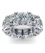Jubiläumsring 8,50 Karat simuliertes Diamant-Hochzeitsband 14 Karat... - £205.38 GBP