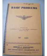 1943 WW2 Navy Aeronautics Basic Problemst Booklet 25 - $24.74