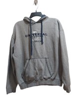 Vintage 90s Universal Studios Florida Embroidered Hoodie Mens Size Large Gray - £22.97 GBP