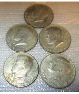 (5) 5-1776-1976 Bicentennial Kennedy Half Dollar Coin *NO MINT MARK* - $11,788.91 MXN