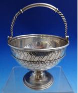 Tiffany and Co Sterling Silver Sugar Bowl Open w/Swing Handle #783/78870... - $813.09 CAD