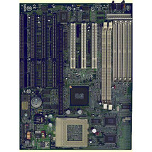 BCM SQ578 Baby AT Socket 7 motherboard with 4 ISA slots, 3PCI, 4SIMM 2DI... - $172.70