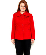 Naranka Ladies Peacoat Solid Red Front Bow Size 2XL - £38.52 GBP