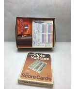 VINTAGE Triple YAHTZEE Extra SCORE Sheets ORIGINAL Box All PIECES Included - £31.53 GBP