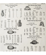 1922 Pulleys Blocks Rope Hardware Advertisement NT Bushnell Catalogue DWF19 - $460.08 MXN