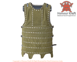 Medieval brigandine body armor Combat Armor coat of steel plates Kusnatc... - $449.99+