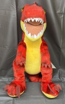 Build A Bear Red Raptor Dinosaur Plush Stuffed Animal 16” - $14.95