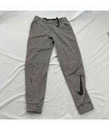 Nike Mens Joggers Pants Grey Nike Swoosh Logo Small - £15.53 GBP