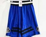 Vtg NWT Lady Betlin Shorts Large Blue Satin Dazzle Basketball Sport Trend - $39.55